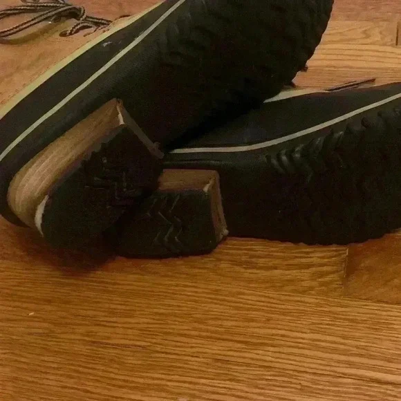 Sorel Slimpack Lace II Duck Boots, Womens Size 7.5 NL2348-286 Elk Black - Picture 9 of 12